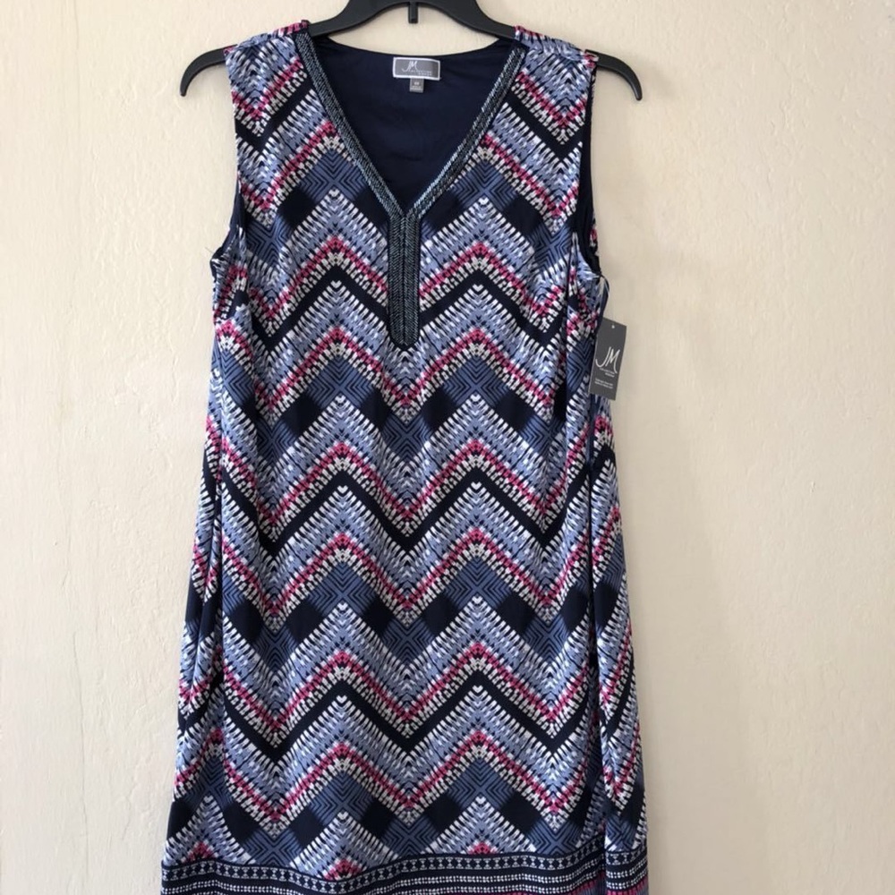 JM Collection Plus Size Beaded Sheath Dress